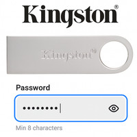 Genuine Kingston 32GB USB Drive – Encrypted & Password Protected + Data Recovery