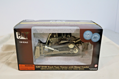 Caterpillar Cat D11r Dozer W/ Metal Tracks - Silver 100 Years