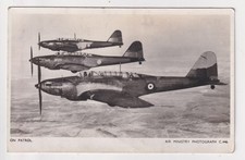 WW2 1940 Air Ministry Photograph 'ON PATROL' Shows Fairey Battle Aircraft