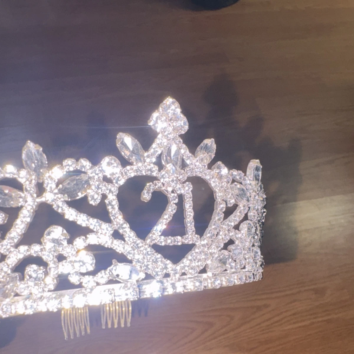 Fascia E Corona Di Compleanno Rosa Con Strass Per Donna – Diadema Principessa Con Scritta 'Birthday Girl', Regalo Festa - 3