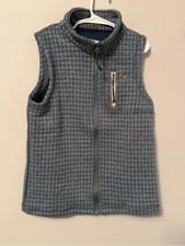 Properly Tied Quilted Fleece Vest - Slate Gray Size 7