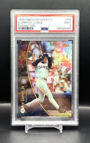 1998 Topps Finest Mystery Ken Griffey Jr. / Jose Cruz Jr. Refractor #M7 PSA 9