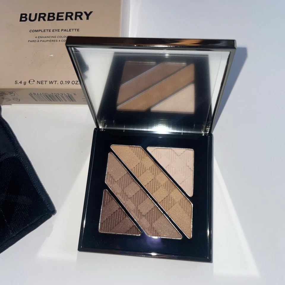 Burberry Complete Eye Palette 02 MOCHA BNIB FULL SIZE +TRAVEL POUCH  +FREE🎁🎁 - Image 2 of 4
