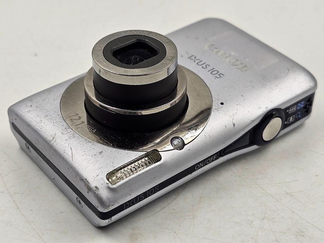 Canon Ixus 105 12.1 MP Digital Camera Silver - Not Working | eBay