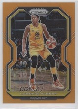 2021 Panini Prizm WNBA Orange Prizm 33/50 Candace Parker #76 0q5k