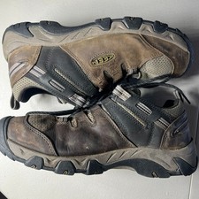KEEN 1022746 Targhee II Low Mens Size 12 M Brown Leather Trail Hiking Shoes