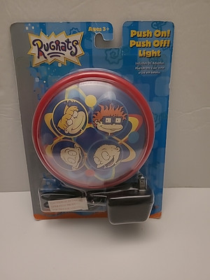 Vintage 2001 Nickelodeon Rugrats Push Night Light Wall Mount / Desktop Nicktoons