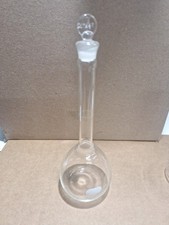 Pyrex  Glass volumetric flask flasks 200  ml 200ml  volume stopper A 5641