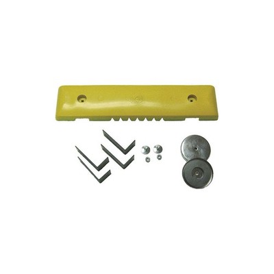 IDEAL WAREHOUSE INNOVATIONS, INC. 70-1110 Safety Bumper,18'' W,18'' L,Yellow 48WH4