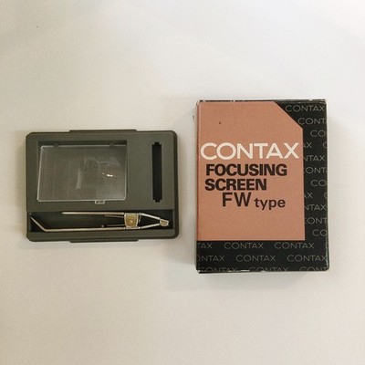 Contax Focusing Screen FW type FW-4 grid matte for RX RX + English instructions