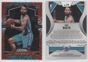2019-20 Panini Prizm Fast Break Red /125 Cody Martin #278 Rookie RC