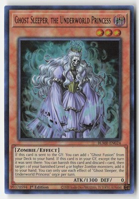 Yugioh - Ghost Sleeper, the Underworld Princess BLMR-EN024 1st Edition - Ultra R