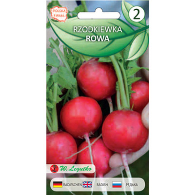5903837472253 Legutko Rzodkiewka Rowa - okrągła, czerwona 4,00 