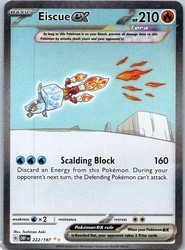 Eiscue ex 222/197 Obsidian Flames