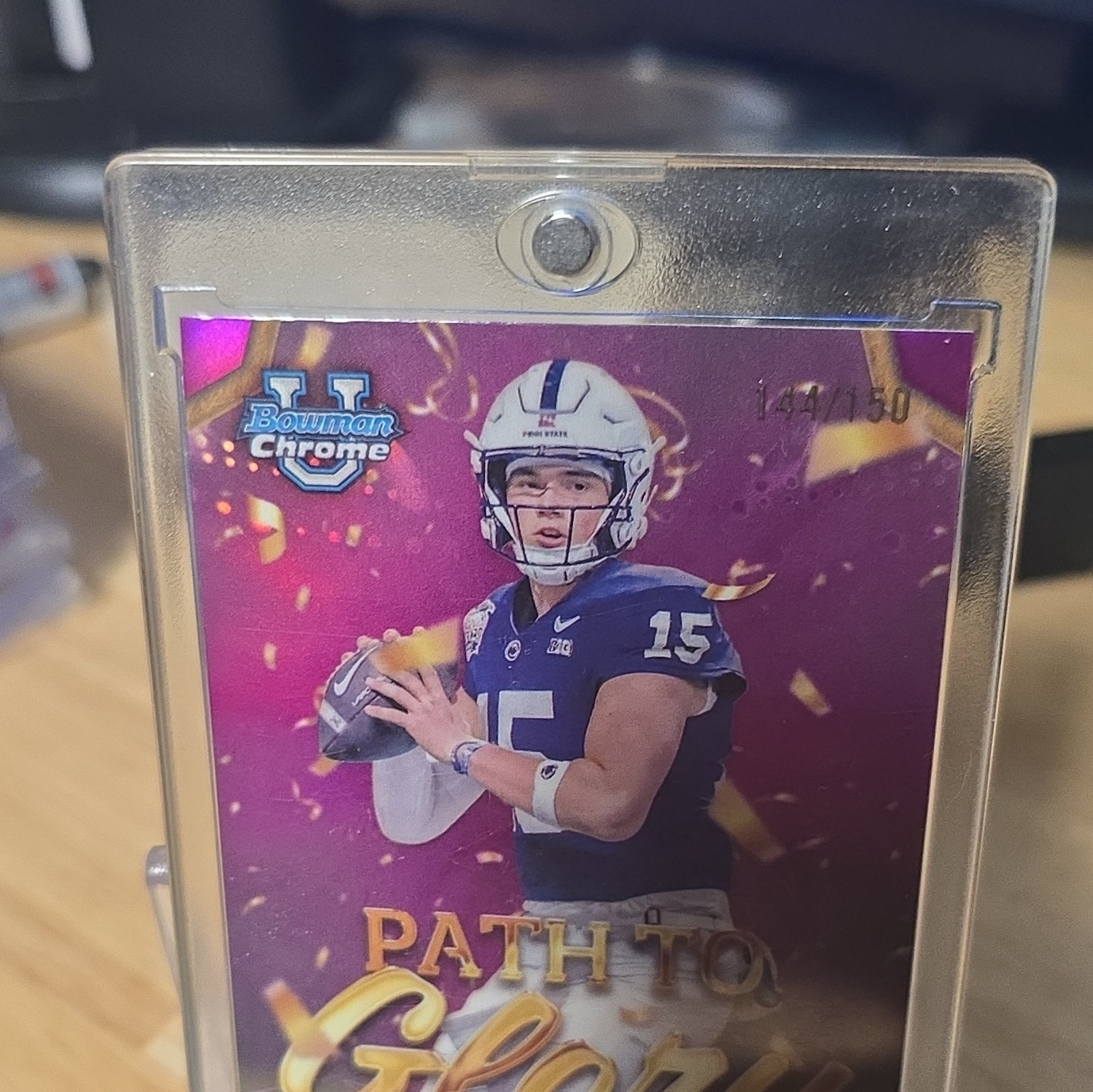 Topps 2024 Bowman U Chrome Path to Glory Drew Allar PG-6 Fuchsia /150 RC