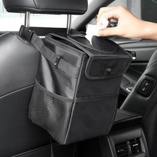 Cubo de basura plegable impermeable para coche cubo de basura de viaje cesta de basura bolsa