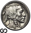 1929-S Buffalo Nickel, Frosty Choice AU++