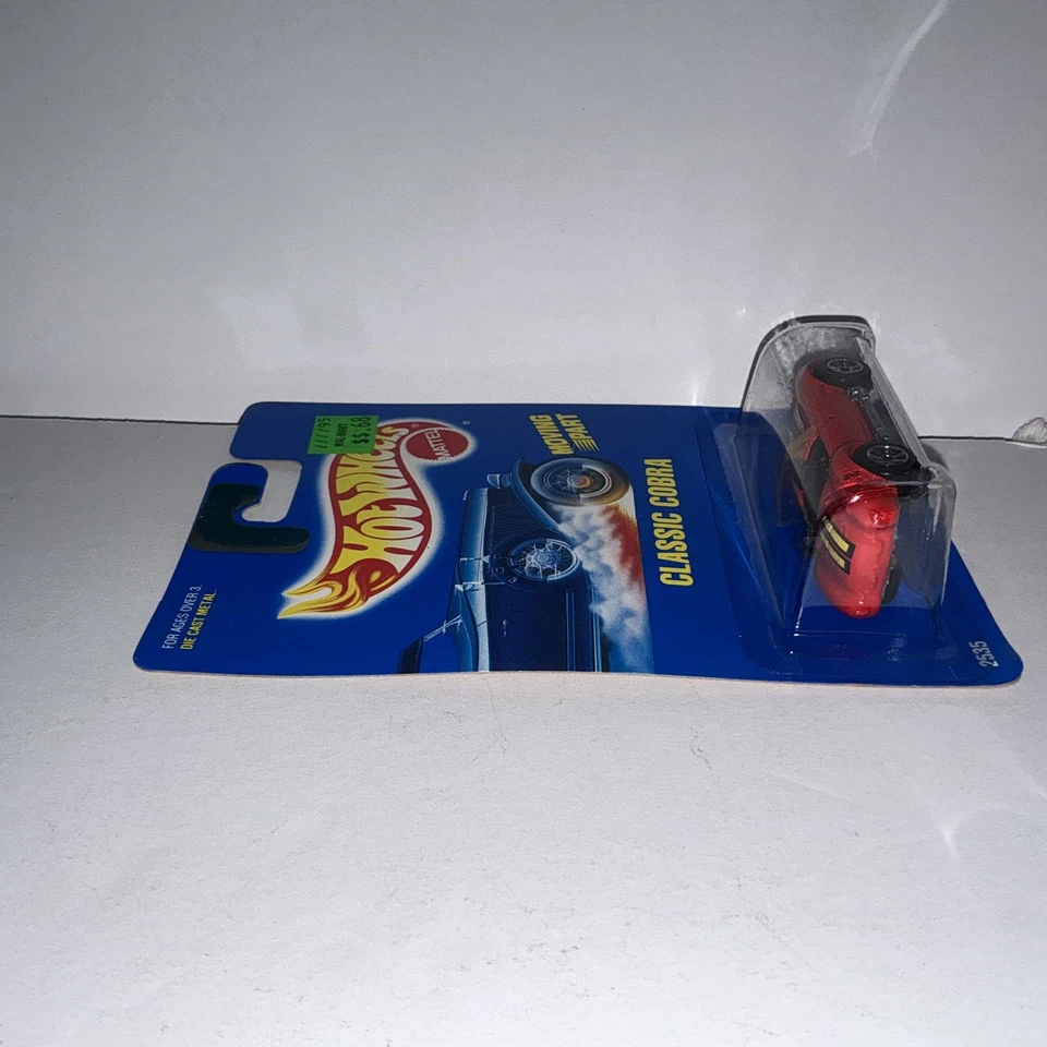 Литой красный винтажный автомобиль Hot Wheels 1991 Classic Cobra No31 2535 - Изображение 4 из 4