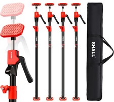 SHALL Cabinet Jack Support Pole, 54-114 in Steel 54"-114"  4PC, Red/Black