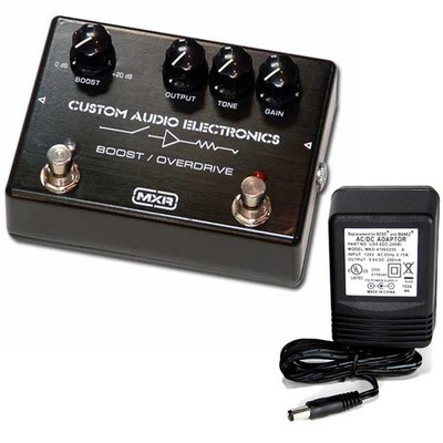 MXR Custom Audio Electronics MC-402 Boost/Overdrive w/ 9v power supply