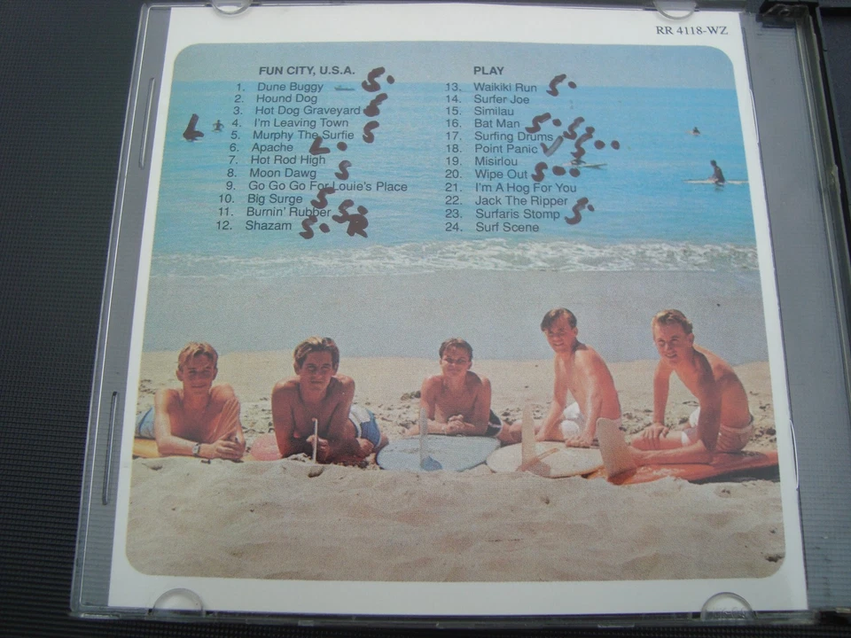 The Surfaris CD-Album: Play - Surf Rock 1990  (1963) Compilation - Bild 3 von 4