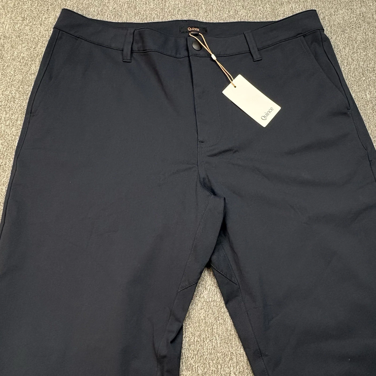 Quince Protech Golf Pants Mens 36X32 Midnight Black Performance Stretch