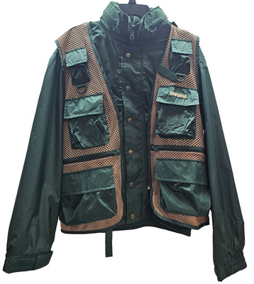 Mens Lg Hodgman Lakestream Jacket Hooded Multi, Game Pouch Mesh Vest Outdoors