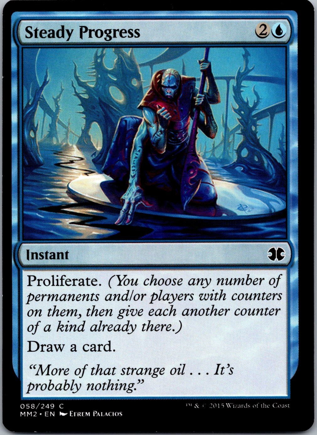 Magic Steady Progress Modern Masters 2015 58 Lightly Played