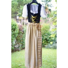 LONG DRESS TYROLEAN STYLE size 48 it. dirndl traditional costumes redl
