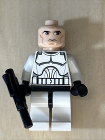Lego Star Wars Clone Trooper Phase 1 Minifigure 8014 10195 7675 GREAT CONDITION
