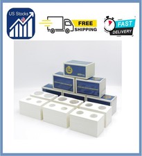 600PCS Coin Flips in 6 Sizes Cardboard Holders for Colletors 2x2
