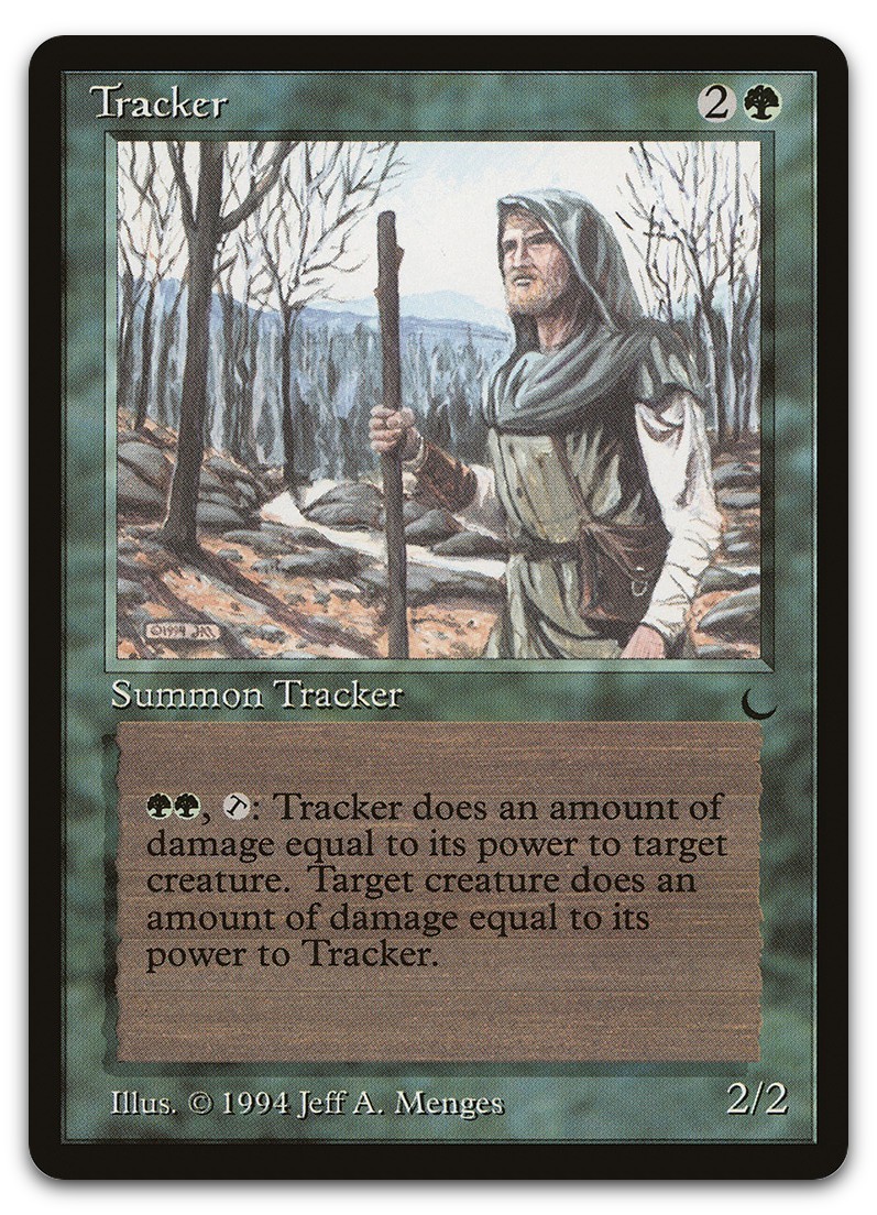 Tracker (NM) The Dark DRK Magic MTG