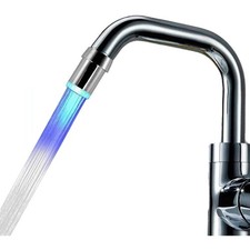 LED Water Faucet Light Blue Tap Light for Kitchen and Bathroom Sink