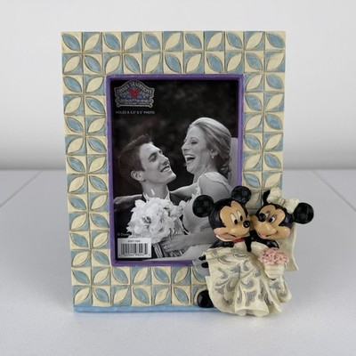 Disney Traditions Enesco Mickey Mouse Minnie Hochzeit Bilderrahmen 6001368 Jim Sho