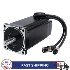 STEPPERONLINE 12Nm Nema 34 Closed Loop Stepper Motor 1700oz.in 6A Φ14mm L=175mm