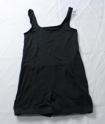 Old Navy Women's Seamless Ribbed Short Bodysuit EH6 Black Jack Small NWT
