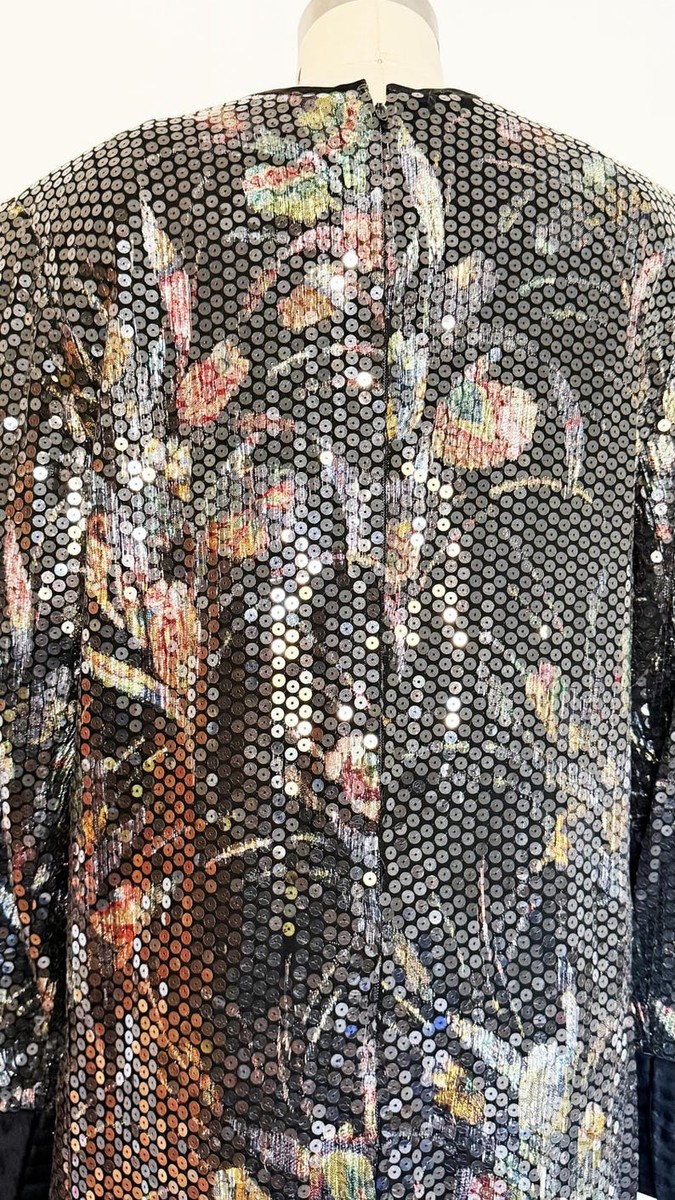  1980s Dress / 1980s Cocktail Dress / 1980s Party Dress / Size XL  View 4