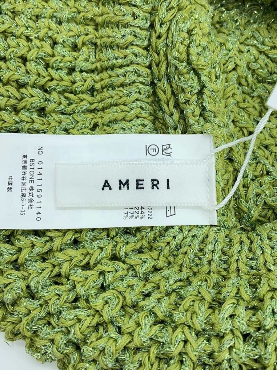 Ameri Glitter Knit Beret Beret Free Polyester Grn… - image 5