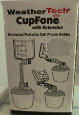 WeatherTech CupFone with Extension Universal Portable Cell Phone Holder BLACK