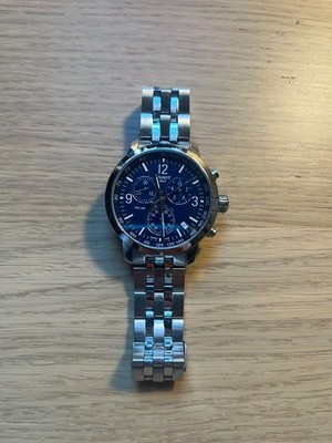 Tissot PRC 200 Quartz Chronograph   Blue Dial   Stainless Steel   Swiss Made