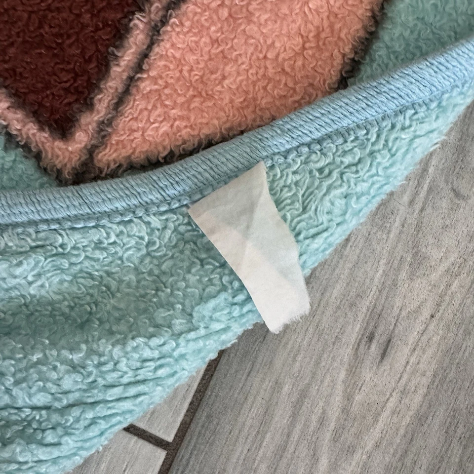 "Manta de bebé Buster Bunny Tiny Toon Adventures 42""x54"" rara de colección" Foto 3 de 4