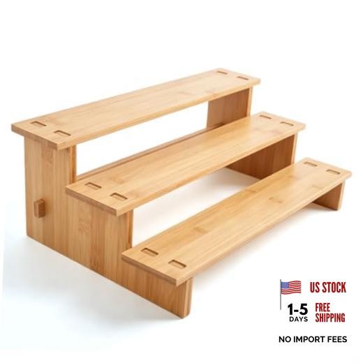JinDoWin 3 Tiered Spice Rack Organizer for Cabinet,Spice Medium 1 Pack