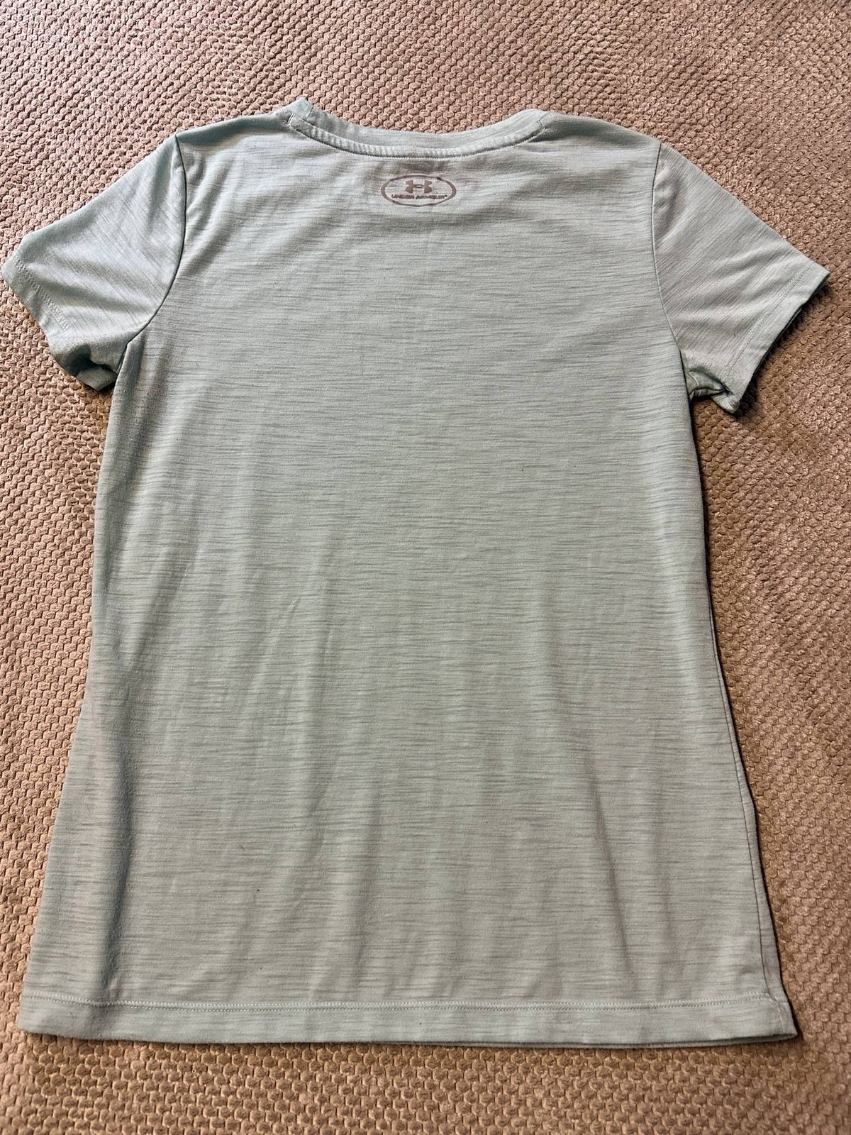 Underarmour Ladies Short Sleeve Crew Neck Size Small Mint Green image 3