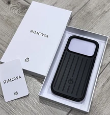 RIMOWA Aluminum iPhone 17 PRO Phone Case Black