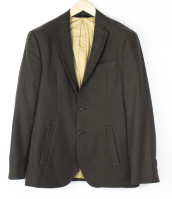 MASSIMO DUTTI Men Extrafine Cotton Blazer Jacket Size S (48 - 38)