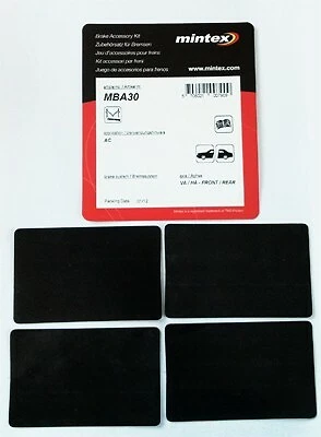 MBA30 MINTEX SQUEAL DAMPING SHIMS
