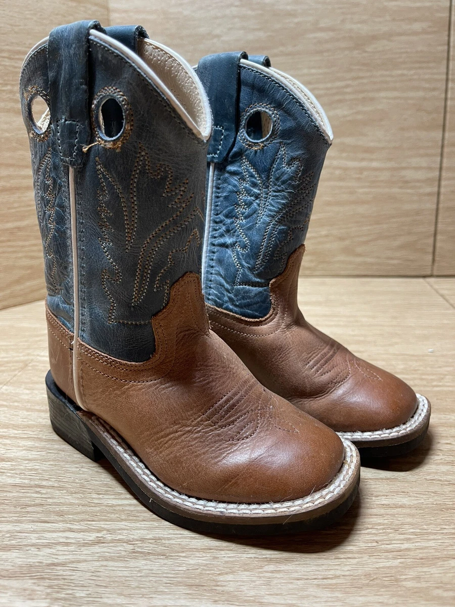Boys blue cowboy boots cheap