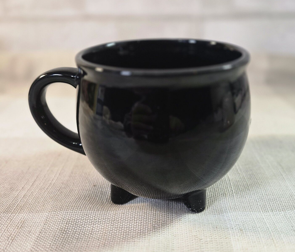Threshold Black Caudron Coffee Mug Spider  Target Halloween 2021