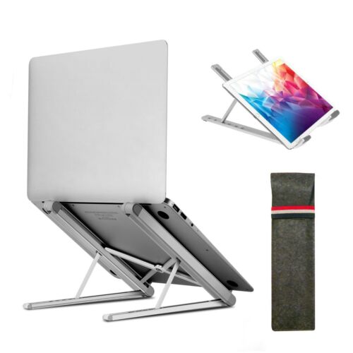 Portable Aluminum height adjustable stand-LAPTOP/MACBOOK/IPAD Pro 12.9"/tablet  - Picture 1 of 11