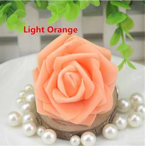10pcs 7-8CM Artificial PE Foam Roses Flowers Heads DIY Home Wedding Decora - Picture 7 of 20